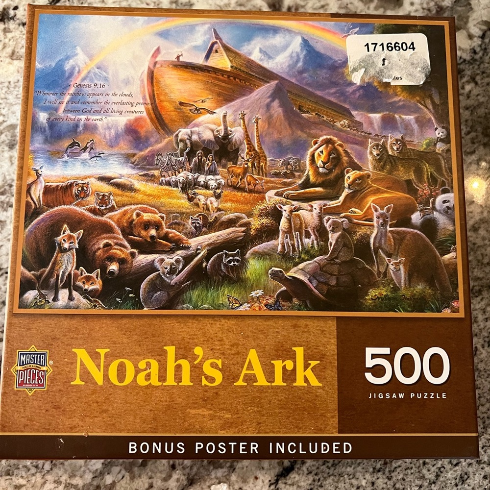 500 Piece Puzzle- Noah’s Ark
